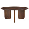 Dale 2-piece Solid Wood Coffee and End Table Set Brown / CS-721998-S2
