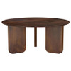 Dale 3-piece Solid Wood Coffee and End Table Set Brown / CS-721998-S3