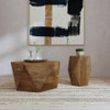 Zalika 2-piece Solid Wood Coffee and End Table Set Natural / CS-724188-S2