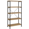 Analiese 63-inch 4-shelf Bookshelf Mango / CS-802003