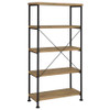 Analiese 63-inch 4-shelf Bookshelf Mango / CS-802003