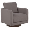 Iris Fabric Upholstered Swivel Accent Chair Stone / CS-903258