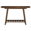 Ornelas 46-inch Console Table with Slatted Shelf Mango Brown / CS-950415
