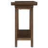 Ornelas 46-inch Console Table with Slatted Shelf Mango Brown / CS-950415