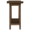 Ornelas 46-inch Console Table with Slatted Shelf Mango Brown / CS-950415
