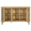 Ervine 3-Door Rope Panel Sideboard Accent Storage Cabinet Natural / CS-950460