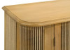 Ervine 3-Door Rope Panel Sideboard Accent Storage Cabinet Natural / CS-950460