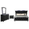 Lorient 4-piece California King Bedroom Set Black / CS-223161KW-S4