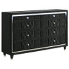 Lorient 4-piece California King Bedroom Set Black / CS-223161KW-S4
