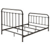 Livingston Metal Full Open Frame Bed Dark Bronze / CS-300399F