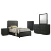 Cavelle 5-piece Twin Bedroom Set Black / CS-223661T-S5