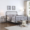 Livingston Metal Eastern King Open Frame Bed Dark Bronze / CS-300399KE