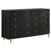 Arini 4-piece Queen Bedroom Set Black and Grey / CS-224331Q-S4