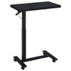 Westpark Pneumatic Adjustable C-Shape Side Table with Casters Black / CS-930300