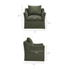 Somerset Linen Blend Armchair by Modway / EEI-7312