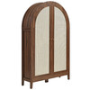Calista 63 Inch Arched Storage Cabinet With Folding Desk by Modway / EEI-7604