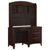 Phoenix Desk Hutch with Shelves Cappuccino / CS-400188