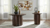 Cayenne 2-piece Solid Mango Wood Coffee Table Set Walnut / CS-710778-S2