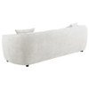 Aleisha 2-piece Chenille Upholstered Sofa Set Ivory / CS-503064-S2