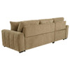 Pastrana Upholstered Sleeper Sectional Sofa LAF Chaise Camel / CS-500358