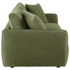 Elysia Chenille Upholstered Modular Lounge Loveseat Green / CS-551895-LOVE