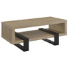 Dinard Engineered Wood Cocktail Coffee Table Latte / CS-723688