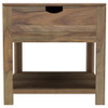 Esther 1-drawer Solid Wood Side End Table Natural Sheesham / CS-723887