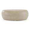 Denny - Modern Beige Fiberform Oval Coffee Table / VGGR-675466-PM-SAND
