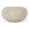 Denny - Modern Beige Fiberform Large Oval Coffee Table / VGGR-675486-PM-SAND