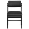 Kehoe Upholstered Dining Side Chair Black (Set of 2) / CS-193922BLK