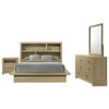Hendricks 4-piece California King Bedroom Set Light Oak / CS-222650KW-S4
