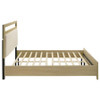 Hendricks California King Panel Headboard Platform Bed Light Oak / CS-222651KW