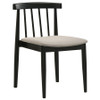 Hamlyn 5-piece Round Wood Dining Set Wheat and Black / CS-193930BLK-S5A