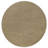 Hamlyn 5-piece Round Wood Dining Set Cream and Natural Oak / CS-193930NAT-S5B