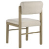 Hamlyn 5-piece Round Wood Dining Set Cream and Natural Oak / CS-193930NAT-S5B
