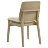 Hamlyn 5-piece Round Wood Dining Set Cream and Natural Oak / CS-193930NAT-S5D