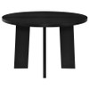 Strouse 5-piece Dining Set Cream and Black / CS-193940BLK-S5B