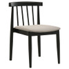 Strouse 5-piece Dining Set Wheat and Black / CS-193940BLK-S5A