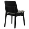 Redbridge Velvet Upholstered Side Chair Grey and Black (Set of 2) / CS-193962BLK