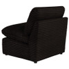 Collins Modular Armless Chair Chocolate Brown / CS-610350AC
