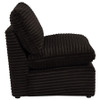 Collins Modular Armless Chair Chocolate Brown / CS-610350AC