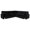 Collins 5-piece Modular Power Reclining Sectional Black / CS-610360P