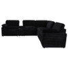 Collins 7-piece Modular Power Reclining Sectional Black / CS-610360P-SETA