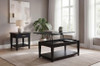 Lindenton 1-drawer Wood Occasional Side End Table Black / CS-722727