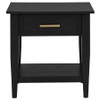 Lindenton 3-piece Wood Lift-Top Coffee and End Table Set Black / CS-722728-S3