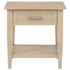 Lindenton 1-drawer Wood Occasional Side End Table Blonde / CS-722757
