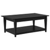 Lindenton 2-piece Wood Lift-Top Coffee and End Table Set Black / CS-722728-S2