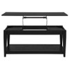 Lindenton 2-piece Wood Lift-Top Coffee and End Table Set Black / CS-722728-S2
