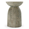 Katyal - Modern Old Grey Fiberform End Table / VGGR-472150-GRY