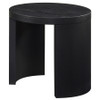 Sweeney 24-inch Round Wood Occasional Side End Table Black / CS-722827